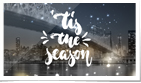 Tis the Season City Nights Photo Card